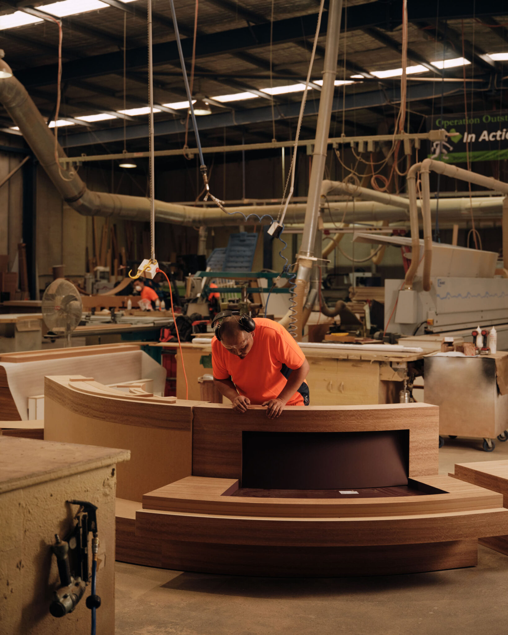 Closeup of Aspen's manufacturing workshop
